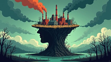 Human based environmental pollution