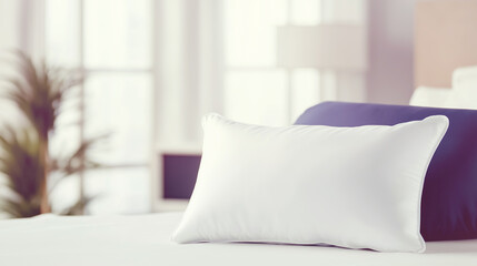 Soft pillows invite relaxation and emphasize the importance of comfortable sleep for overall well being