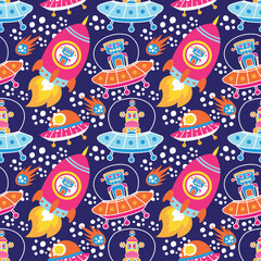 Robot cartoon pattern, hello, modern bot. Future, robot, character. Smile. Used for illustration. vector isolated on white background