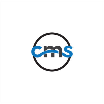 cms logo design vector, cms letter logo, cms initials vector  logo