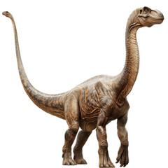 Obraz premium Realistic Dinosaur Model with Long Neck and Detailed Textures