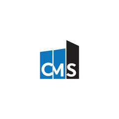 cms logo design vector, cms letter logo, cms initials vector  logo