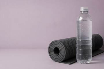 Serene Yoga Class on Beach at Sunset for Wellness Retreat Advertising
