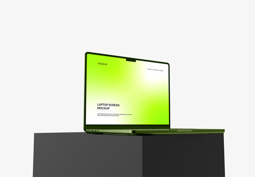 Minimal Laptop Mockup Design