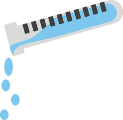 実験するグラフィック素材イラスト