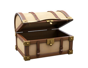 Open Treasure Chest Illustration