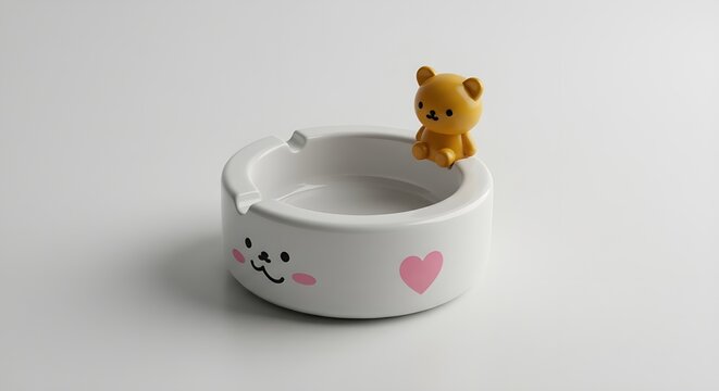 Cute astray isolated on PNG background.