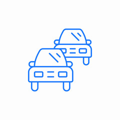 car road icon sign vector