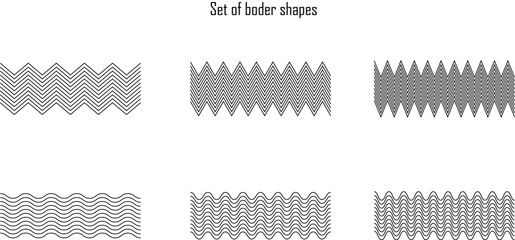 Seamless pattern of a vector illustration of fences with a black line design