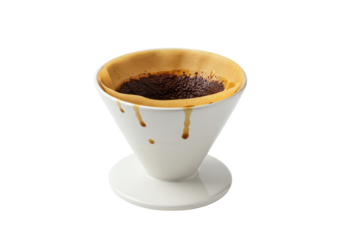 Coffee Filter Pour Over Set, Isolated