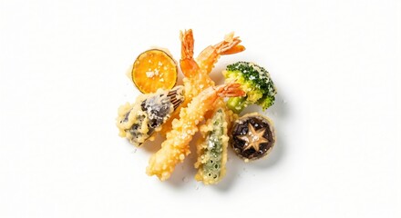 Tempura with Shrimp and Vegetables