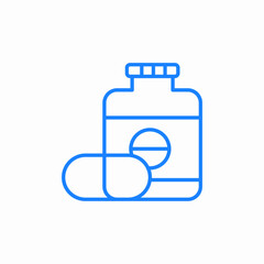 jar with a lid and a tablet icon sign vector