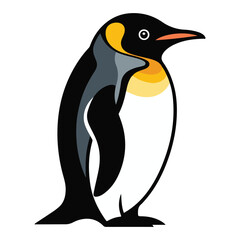 A funny cartoon Penguin vector illustration

