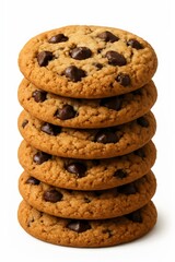 Stack of Chocolate Chip Cookies