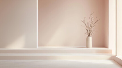 Uncluttered background with pure, clean hues 