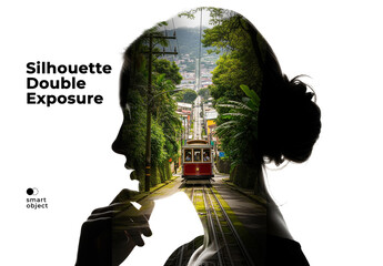 Silhouette Double Exposure Photo Effect