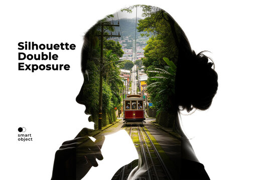 Silhouette Double Exposure Photo Effect