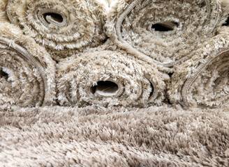 Decorative shag rugs