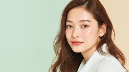 Obraz premium 美しい肌の女性