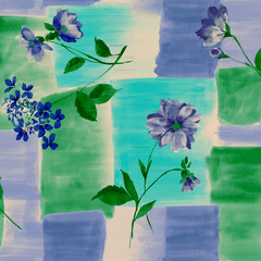 Beautiful Flower Fabric Design
