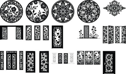 Intricate Mandala Laser Cut Designs Bundle