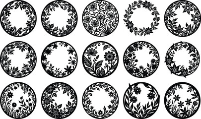 Intricate Mandala Laser Cut Designs Bundle