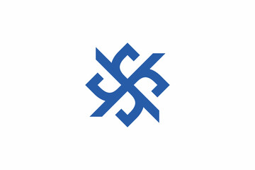 Letter X Pinwheel Logo 