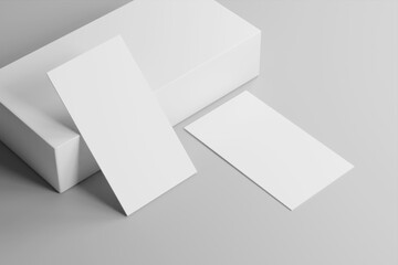 Business Card 3D Rendering Image
