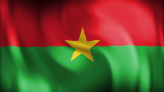 Burkina Faso Flag 4k