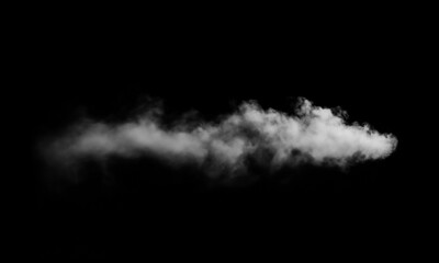 Dramatic ethereal smoke drifting across a dark backdrop for special effects and atmospheric designs...