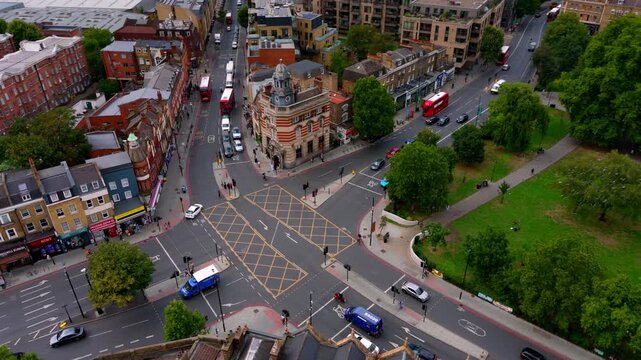 Aerial View of Camberwell - London (2)