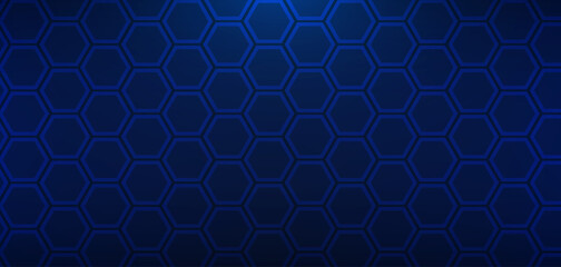 Abstract hexagon technology style geometric shape background, simple white background image.