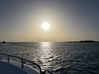 Panorama einer paradiesischen Bucht in Hurghada