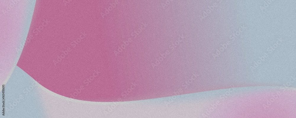 Poster soft gradient blend of pink and light blue, creating a smooth, fluid abstract background