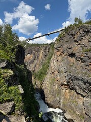 bridge over the river (Vøringfossen)