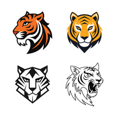 tiger head vector illustration