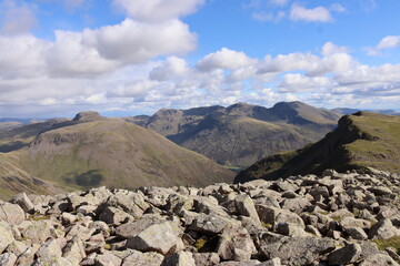 Lake District national park, England in summer