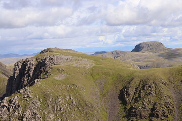 Fototapeta premium Lake District national park, England in summer