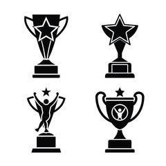 Trophy silhouette bundle