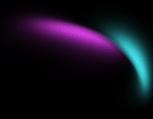 Cover header wallpaper design,black pink blue color flow, dark noise texture, abstract background, grainy wave.