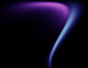 Futuristic banner design, blurred neon color flow, grainy texture effect, dark blue purple color gradient background.