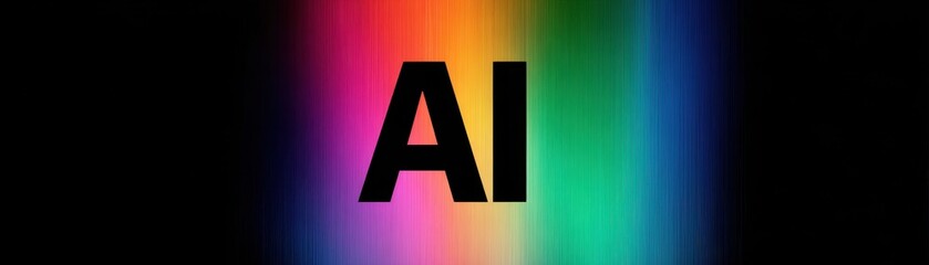 Ai technology evolution digital space graphic design vibrant environment abstract viewpoint innovation concept