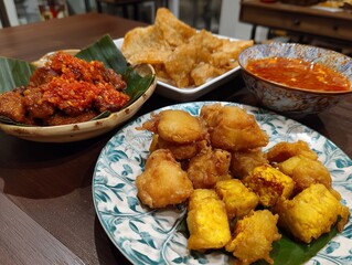 A captivating close-up of a table laden with a diverse array of tantalizing dishes