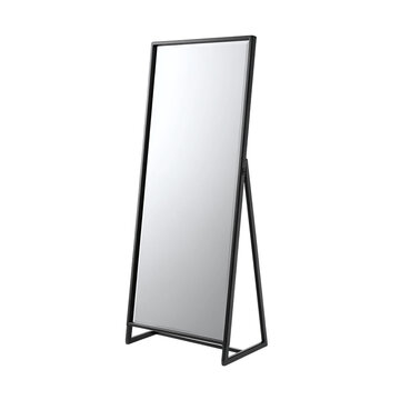A full length standing mirror  isolated on transparent background