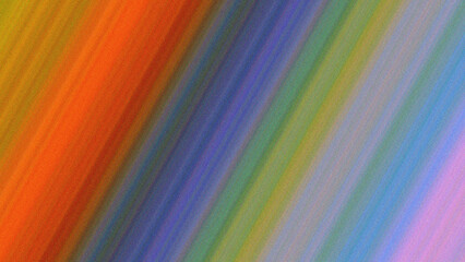 Abstract diagonal stripes of vibrant colors with a textured gradient effect