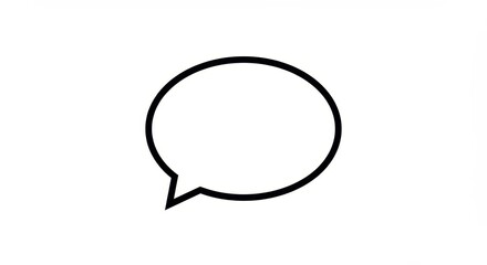 Speech bubble graphic representation for communicating dialog in graphic design projects