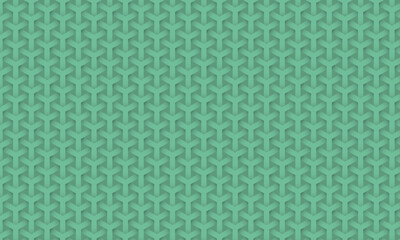 Abstract geometric mint green seamless pattern background. Vector geometric pattern.