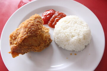 rice with chicken