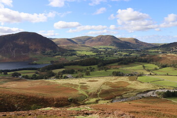 Lake district national park, england