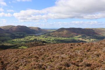 Lake district national park, england